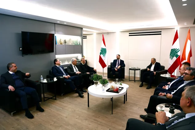 باسيل استقبل جنبلاط:&nbsp; لدعم الجيش اللبناني وقرارات السلطات التنفيذية