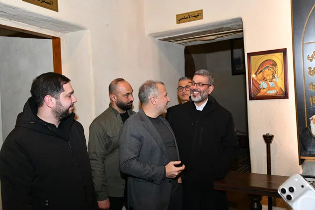 صور زيارة باسيل بيت الطوباوي بشارة أبو مراد في زحلة (بعدسة الزميل جورج فغالي )